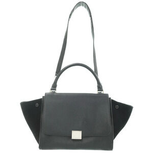 Celine Trapeze Leather 2WAY Handbag Shoulder Bag